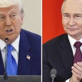 "Je suis prêt à prendre des sanctions significatives contre la Russie, à partir du moment où tous les pays de l'Otan l'auront également décidé et quand tous les pays de l'Otan auront ARRETE D'ACHETER DU PETROLE A LA RUSSIE", a écrit Donald Trump sur son réseau Truth Social. KEYSTONE/AP